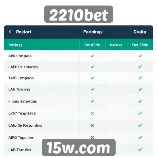 Comparação entre a 2210bet e outras plataformas de apostas